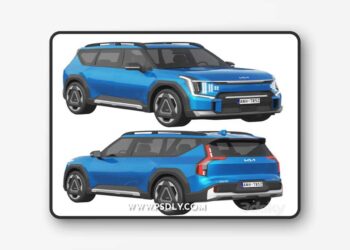 Kia EV9 GT Line 3D Model