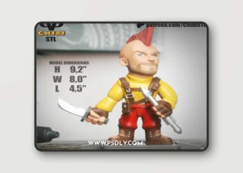 Kraglin Chibi – 3D Print Model STL