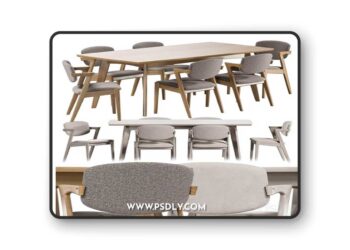 Malone-Dining-group-3D-Model