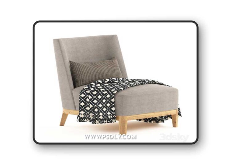 Mandarin Lougne Chair - Christian Liaigre