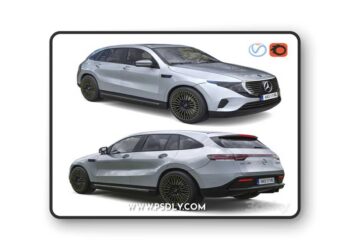 Mercedes Benz EQC 400 3D Model