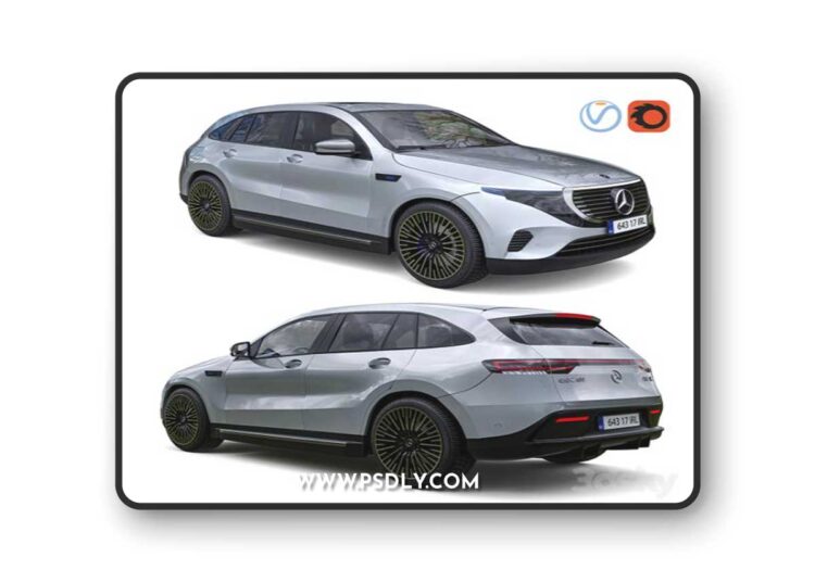 Mercedes Benz EQC 400 3D Model