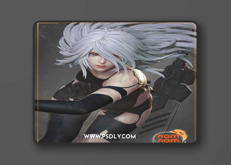 NomNom Figures – A2 – NieR Automata – 3D Print Model STL