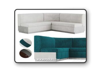 Restaurant Sofa Modular 3D Model