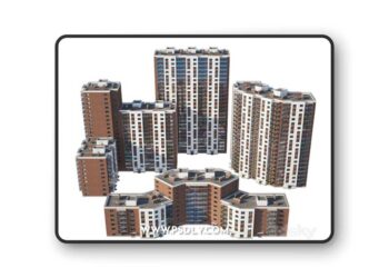 Set-of-multi-storey-buildings