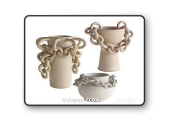 Set of vases GBS-V01 3D Model