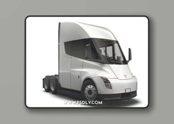 Tesla Semi Truck 2023b us american Model