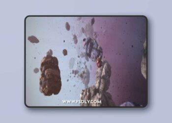 UnrealEngine - Asteroids 1 3D Model