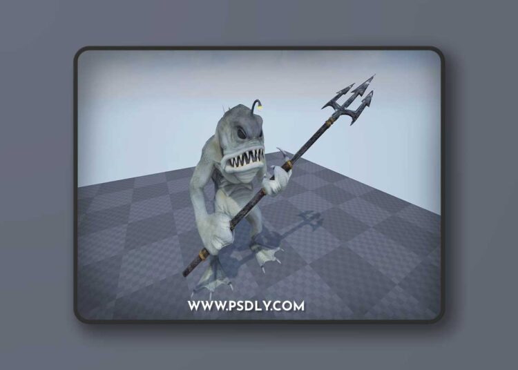 UnrealEngine - Fantasy Werecreatures: Weranglerfish