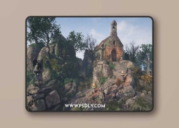 UnrealEngine - Graveyard and Nature Set