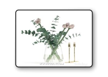 Vase with Flowers 3D Model