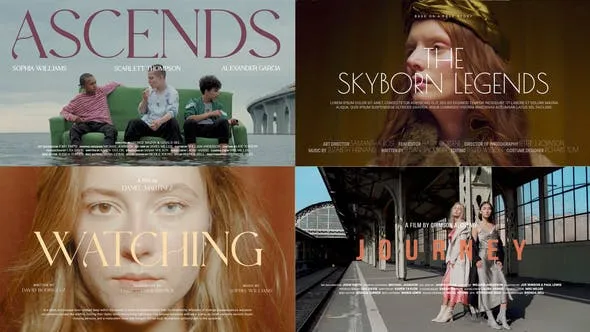 Videohive 5 Cine Titles for After Effects 54110454