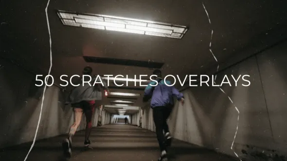Videohive 50 Scratches Overlay 54364766
