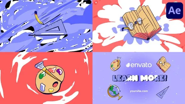 Videohive Education Morphing Logo for After Effects 54086668