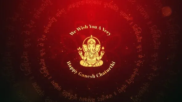 Videohive Ganesh Chaturthi Message 54107773