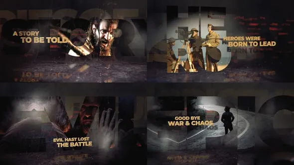 Videohive History Title Text Opener 54420419