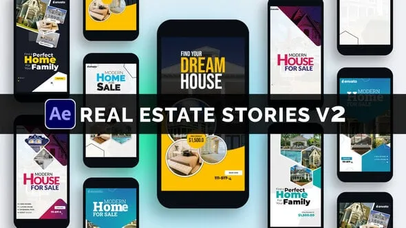 Videohive Real Estate Stories V2 - Ads Promo 54239917