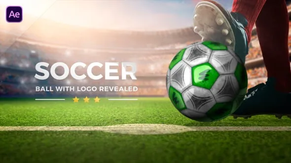 Videohive Soccer Ball with Logo Revealed 54537692