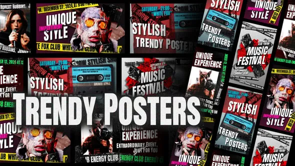 Videohive Trendy Posters 54525874