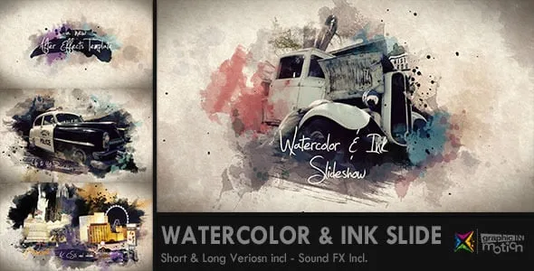 Videohive Watercolor Slideshow 8514684