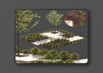 landscape design 3D Model