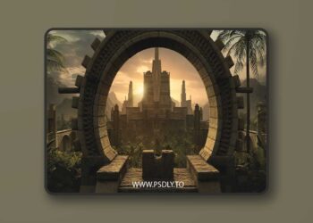 Ancient Ruins Kitbash 3D Model