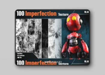 Artstation - 100 Imperfection Texture - Vol.06( 4K In PNG )