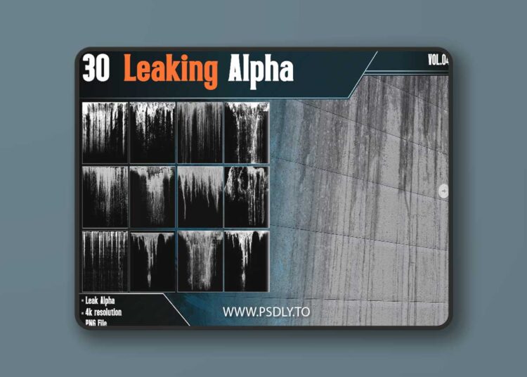 Artstation - 30 Leaking Alpha 3D Model