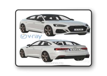 Audi RS5 Sportback 2020 3D Model
