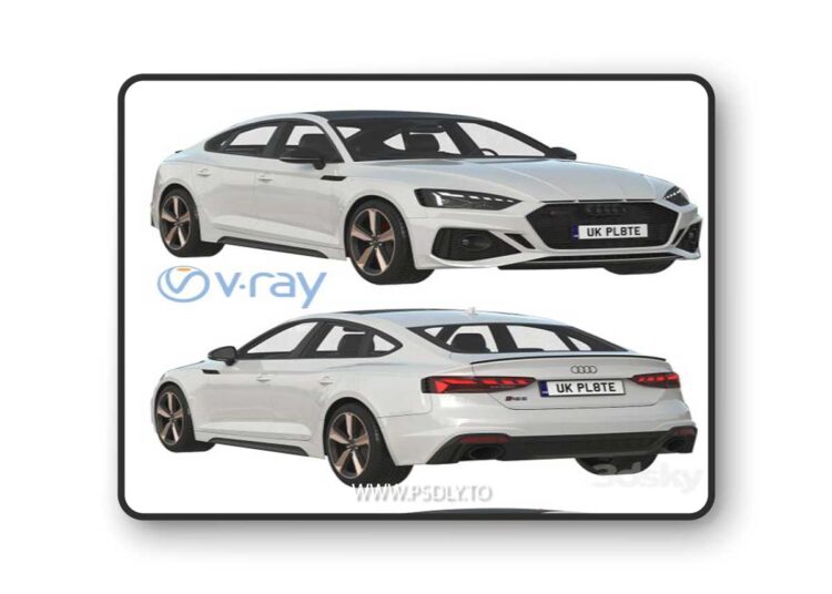 Audi RS5 Sportback 2020 3D Model