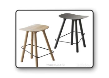 Bar stool Cot W from Nunc 3D Model