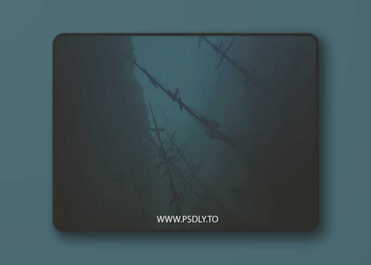 Bay Submerged Ships 3D Model
