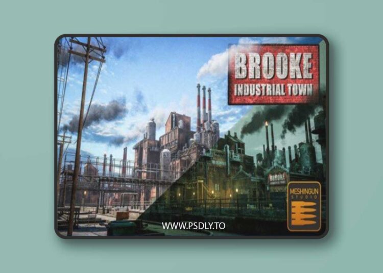 Brooke Industrial Town 3D Model
