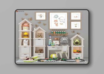 Child room decor 3D Model