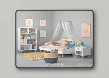 Children's furniture and accessories 16 3D Model