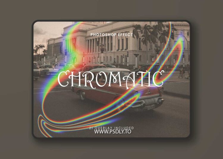 Chromatic Overlay Photo Effect CSD5SV8