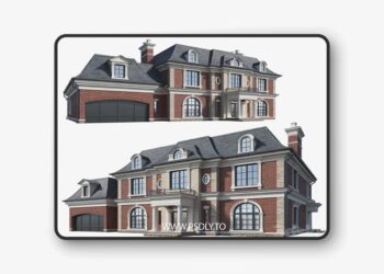 Classic house 2 3D Model