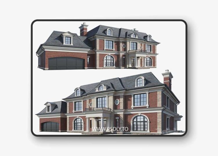 Classic house 2 3D Model