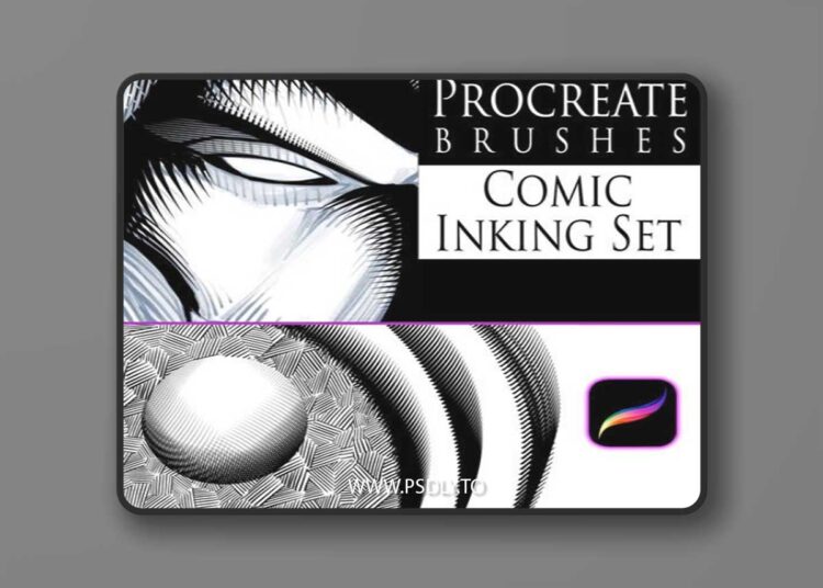 Comic Inking Set - Procreate Brushes