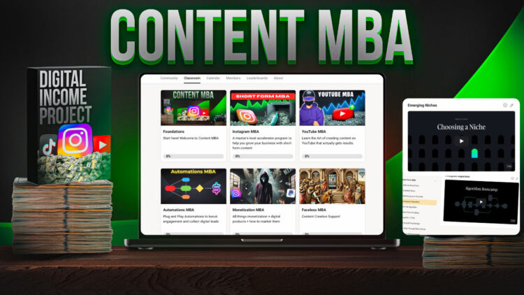 Digital Income Project – Content MBA