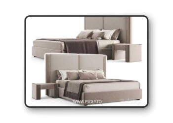 Fendi Casa Icon Bed 3D Model