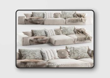 HENDRIX SOFA 3 3D Model
