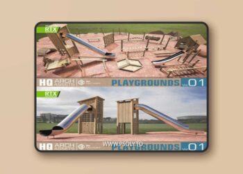 HQ Playgrounds Vol. 1 3D Model