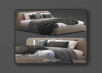Lecomfort bed calvin 3D Model