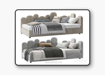 MMK Corner Bed 3D Model