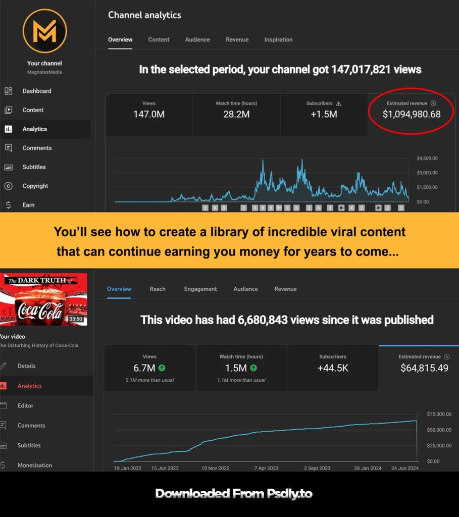 MagnatesMedia – The Double YouTube Millionaire System (Youtube Course) 2 MagnatesMedia Youtube Course Download