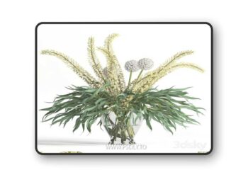 Mint-tints-bouquet-3D-Model