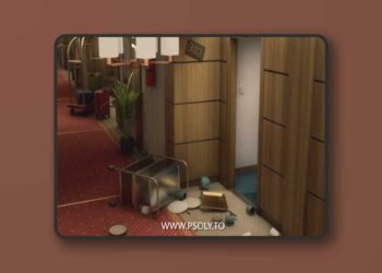 Modular Hotel Corridor 3D Model