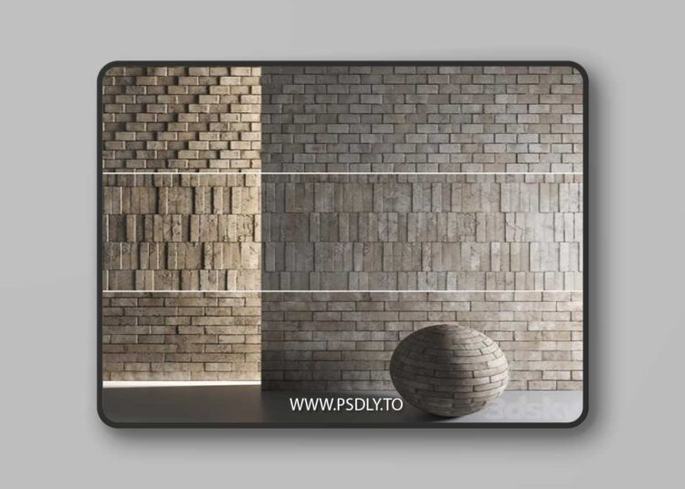 Mrf Rustic Bricks 3D Model