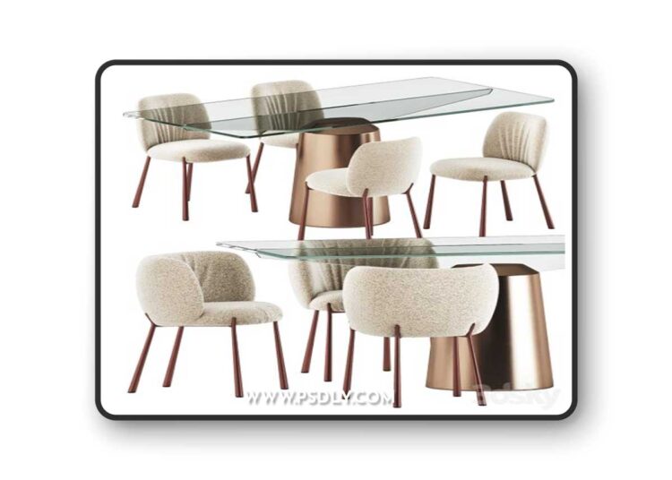 Mys Chairs and Spike Table by Midj